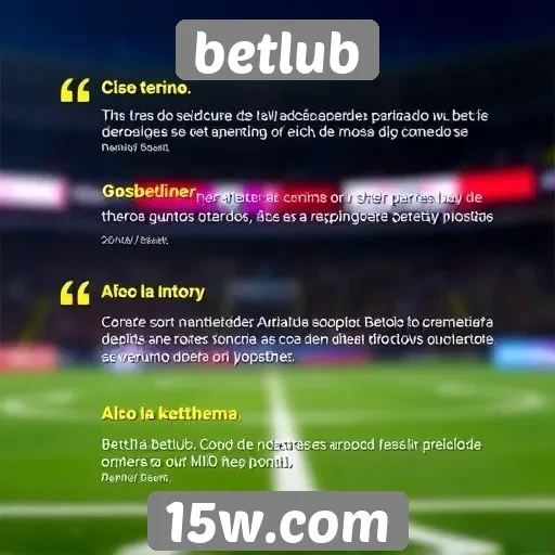 Experiência do usuário no betlub avaliada por jogadores